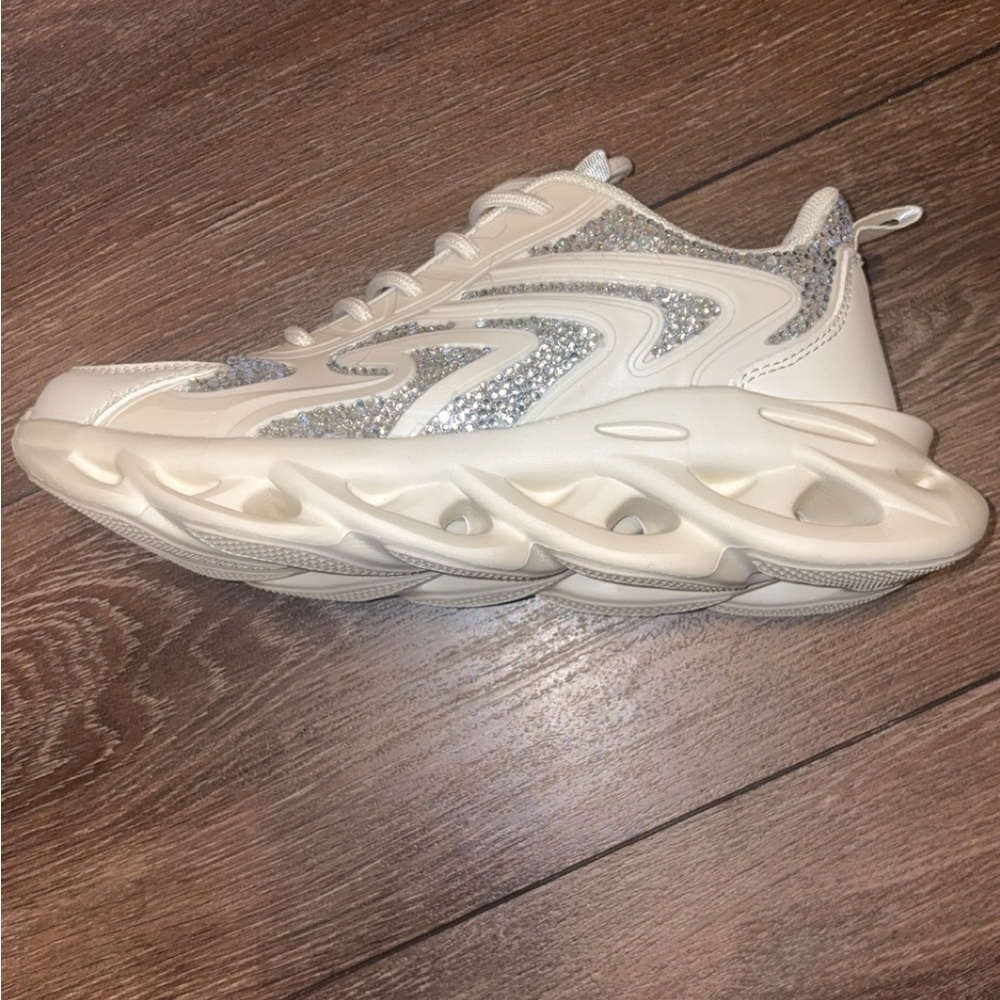Handmade Rhinestone Sneakers